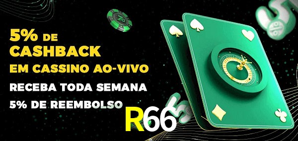 Promoções do cassino ao Vivo R66